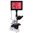 Микроскоп цифровой Levenhuk MED D10T LCD, тринокулярный