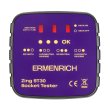 Тестер розеток Ermenrich Zing ST30, фиолетовый