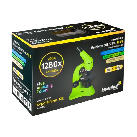 Микроскоп Levenhuk Rainbow 50L PLUS Amethyst\Аметист