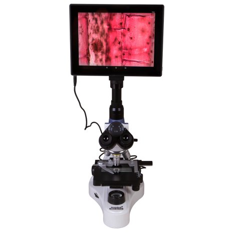 Микроскоп цифровой Levenhuk MED D10T LCD, тринокулярный