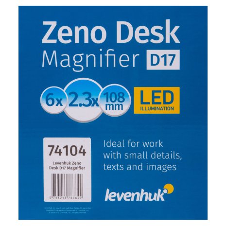 Лупа настольная Levenhuk Zeno Desk D17