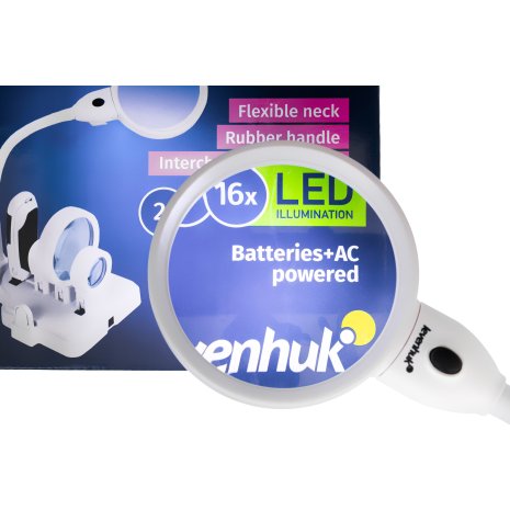 Мультилупа Levenhuk Zeno Multi ML15, белая
