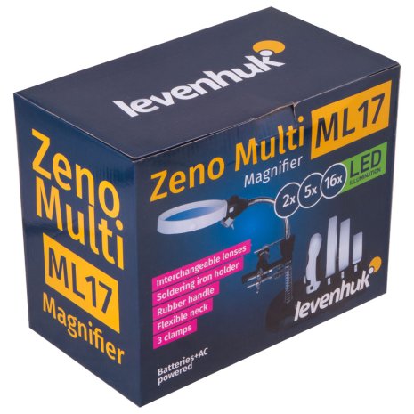 Мультилупа Levenhuk Zeno Multi ML17, черная