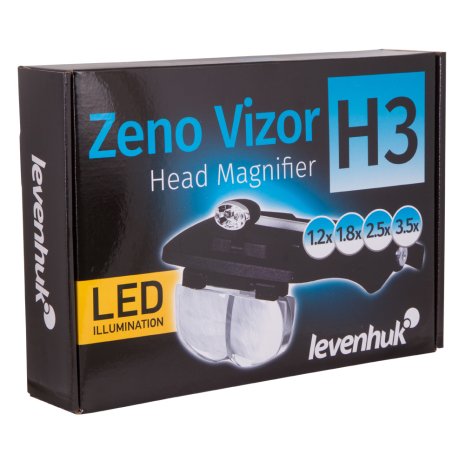 Лупа налобная Levenhuk Zeno Vizor H3