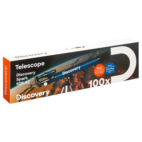Телескоп Levenhuk Discovery Spark 506 AZ с книгой