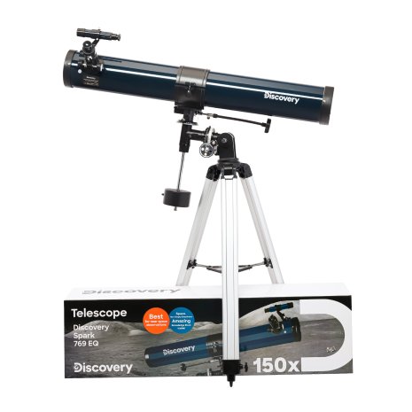 Телескоп Levenhuk Discovery Spark 769 EQ с книгой