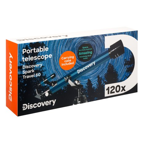 Телескоп Levenhuk Discovery Spark Travel 60 с книгой