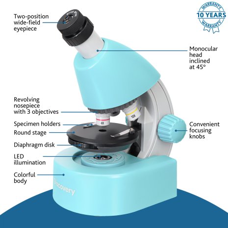 Микроскоп Levenhuk Discovery Micro Marine с книгой