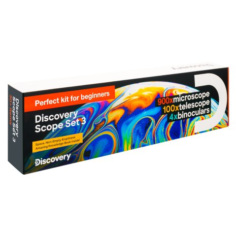 Набор Levenhuk Discovery Scope 3 с книгой