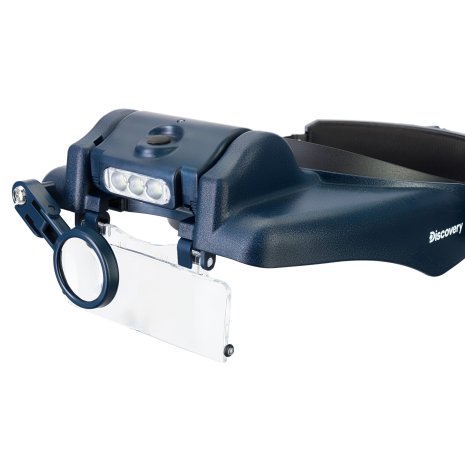 Лупа налобная с аккумулятором Levenhuk Discovery Crafts DHR 10