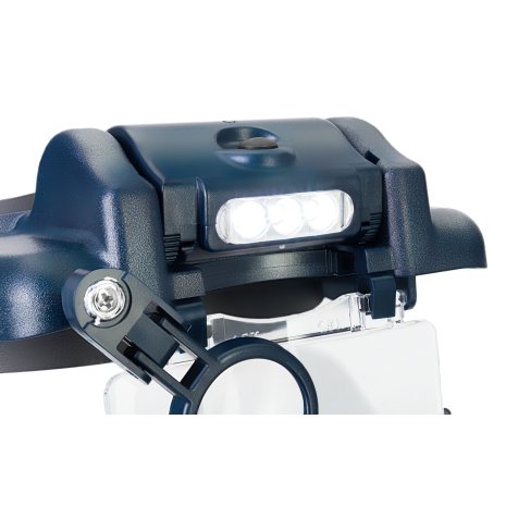 Лупа налобная с аккумулятором Levenhuk Discovery Crafts DHR 10