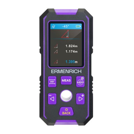 Детектор скрытой проводки Ermenrich Ping SM90, фиолетовый