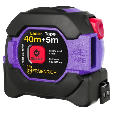 Рулетка с лазерным дальномером Ermenrich Reel SLR540
