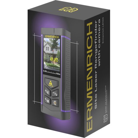 Лазерная рулетка Ermenrich LR100, с камерой