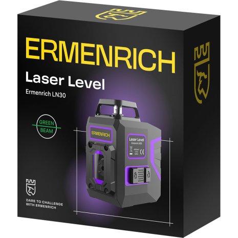 Лазерный уровень Ermenrich LN30, фиолетовый