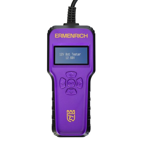 Тестер аккумуляторный Ermenrich Zing AL40, фиолетовый