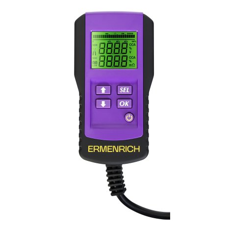 Тестер аккумуляторный Ermenrich Zing AL45, фиолетовый